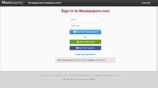 
                            1. Sign in to Newspapers.com