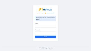 
                            2. Sign In to Nulogy