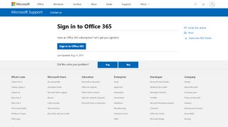 
                            8. Sign in to Office 365 - support.microsoft.com