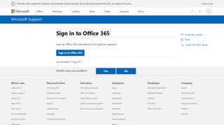 
                            2. Sign in to Office 365