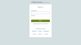 
                            7. Sign in to online surveys