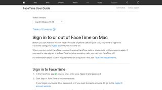 
                            4. Sign in to or out of FaceTime on Mac - Apple Support