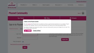 
                            5. Sign in to Plusnet Community - Plusnet Community