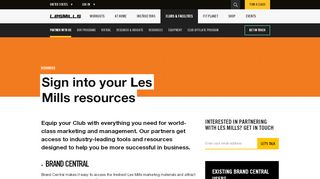 
                            1. Sign in to Resources - Les Mills