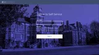 
                            2. Sign In to Self-Service - NWU Student Application