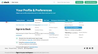 
                            6. Sign in to Slack – Slack Help Center