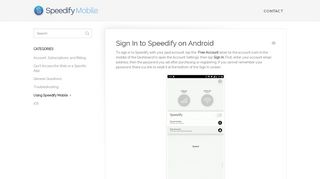 
                            2. Sign In to Speedify on Android - Speedify Mobile