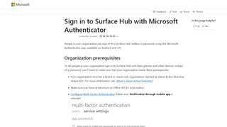 
                            1. Sign in to Surface Hub with Microsoft Authenticator ...