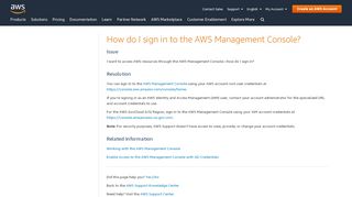 
                            8. Sign In to the AWS Management Console - Amazon Web Services