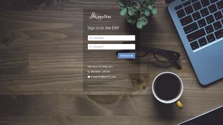 
                            9. Sign in to the ERP - AeroNet