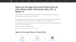 
                            2. Sign in to the iTunes Store on your iPhone, iPad, iPod touch, Mac, PC ...