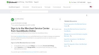 
                            2. Sign in to the Merchant Service Center from ... - QuickBooks