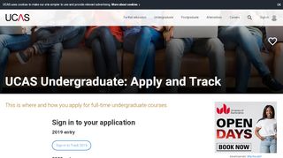 
                            3. Sign in to UCAS Apply & Track here