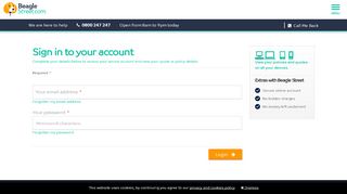 
                            6. Sign in to your account - Beagle Street