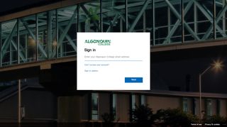 
                            8. Sign in to your account - brightspace.algonquincollege.com