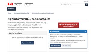 
                            1. Sign in to your account - Canada.ca