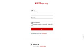 
                            11. Sign in to Your Account – CVS Specialty