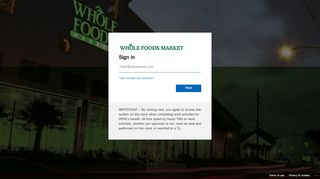 
                            7. Sign in to your account - myapps.wholefoods.com