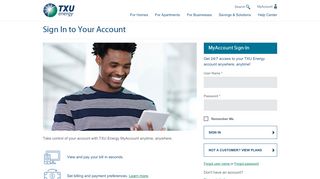 
                            10. Sign In to Your Account | TXU Energy