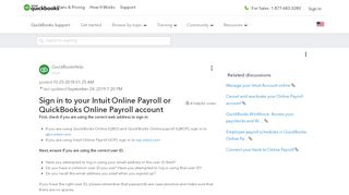 
                            4. Sign in to your Intuit Online Payroll or QuickBook... - QuickBooks