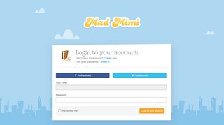 
                            1. Sign In To Your Mad Mimi Account : Create, send, & track ...