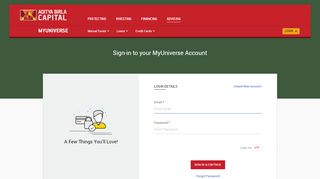 
                            11. Sign-in to your MyUniverse Account