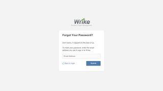 
                            2. Sign In to your Wrike account