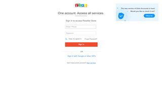
                            2. Sign in to your Zoho Account