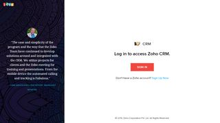 
                            7. Sign in to Zoho CRM | Zoho CRM Login