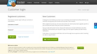 
                            4. Sign in - Tracker Software Products