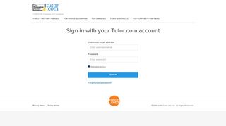
                            4. Sign In - Tutor.com
