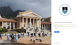 
                            2. Sign In - uct.ac.za