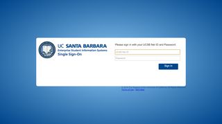 
                            3. Sign In - University of California, Santa Barbara