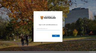 
                            7. Sign In - University of Waterloo