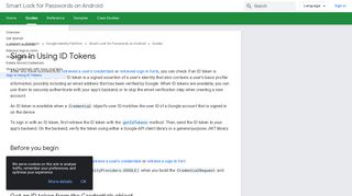 
                            4. Sign In Using ID Tokens | Smart Lock for Passwords on ...