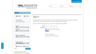 
                            4. Sign In - Vail Resorts