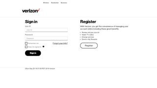 
                            2. Sign In - Verizon Wireless