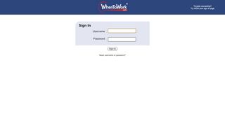 
                            4. Sign In - WhenToWork Online Employee Scheduling Program