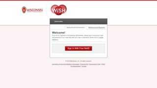 
                            7. Sign In - Wisconsin Scholarship Hub (WiSH)