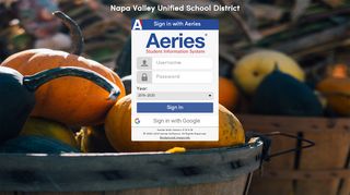 
                            7. Sign in with Aeries - napavalleyusd.asp.aeries.net