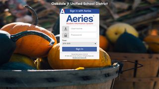 
                            6. Sign in with Aeries - oakdalejusd.asp.aeries.net