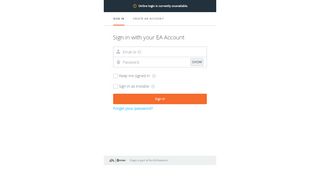 
                            3. Sign in with your EA Account - signin.ea.com