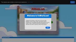 
                            1. Sign In | YoWorld.net