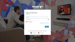 
                            5. Sign In/Sign Up - Russian TV Company