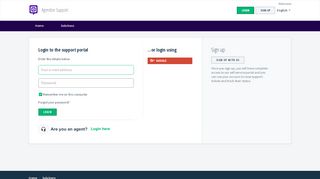 
                            6. Sign into : Agendize Support
