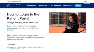 
                            2. Sign Into Patient Portal Using Existing Login | Planned ...