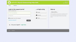 
                            9. Sign into : Payroll Outsourcing Help Desk - Paybooks