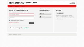 
                            5. Sign into : Support Center - Support : Support Portal