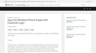 
                            6. Sign into Windows Phone 8 apps with Facebook Login ...
