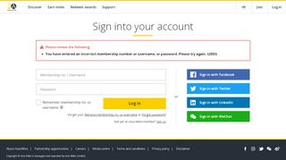 
                            8. Sign into your account - Asia Miles